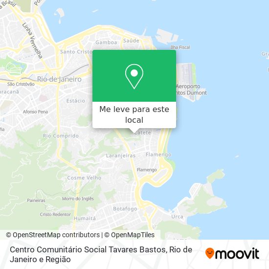 Centro Comunitário Social Tavares Bastos mapa