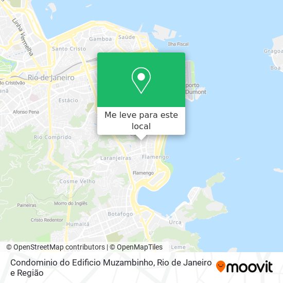 Condominio do Edificio Muzambinho mapa