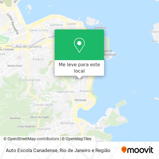 Auto Escola Canadense mapa