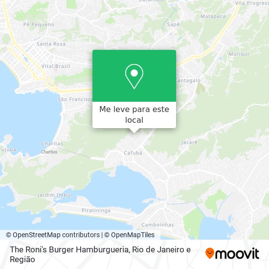 The Roni's Burger Hamburgueria mapa