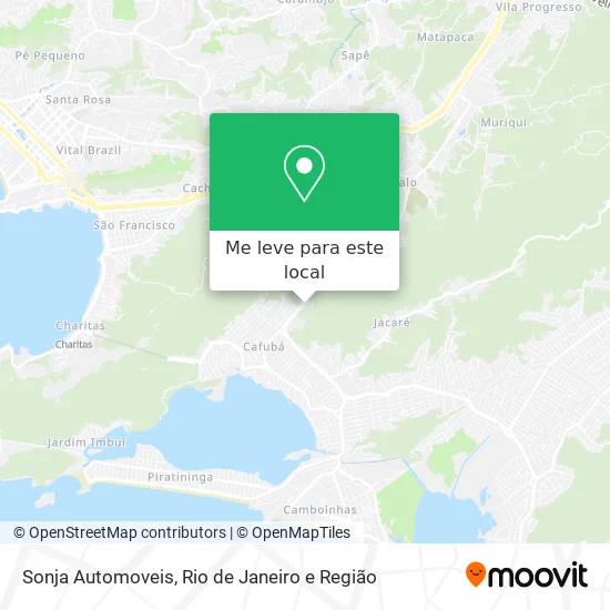 Sonja Automoveis mapa