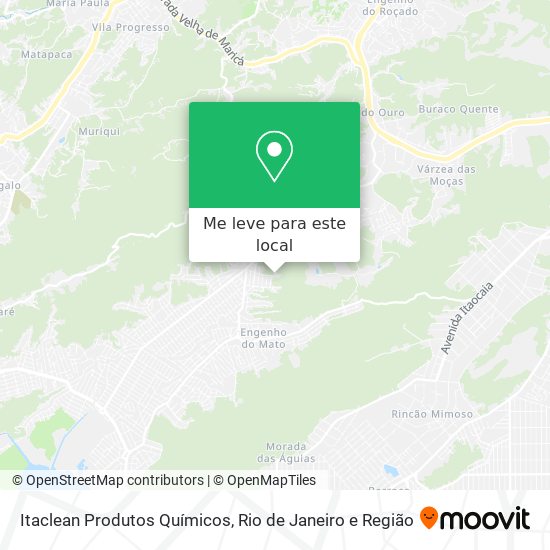 Itaclean Produtos Químicos mapa