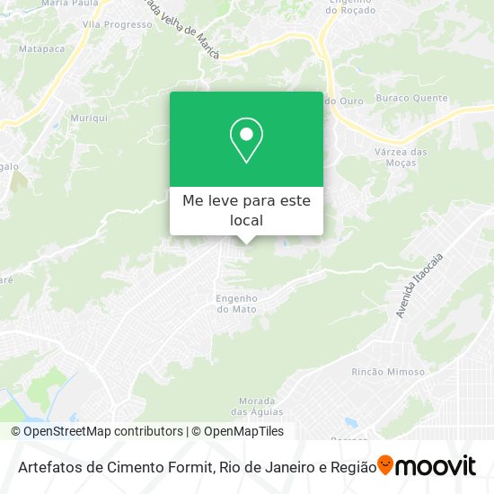 Artefatos de Cimento Formit mapa