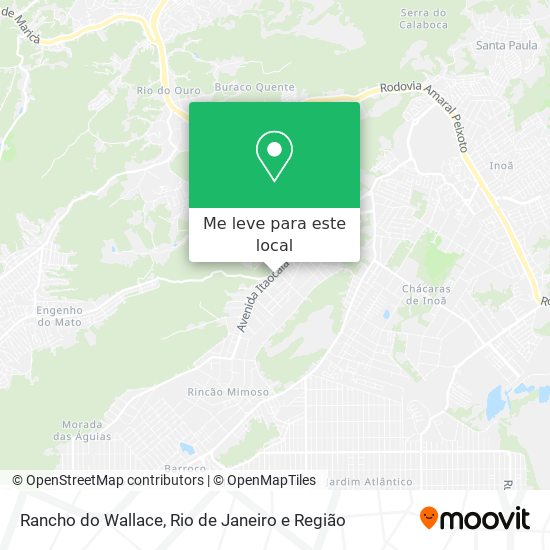 Rancho do Wallace mapa