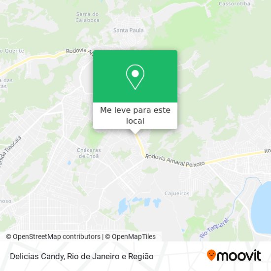 Delicias Candy mapa