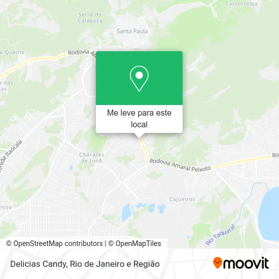 Delicias Candy mapa