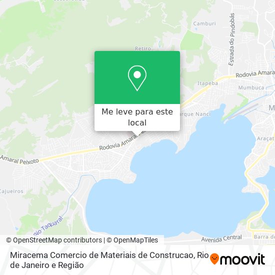 Miracema Comercio de Materiais de Construcao mapa