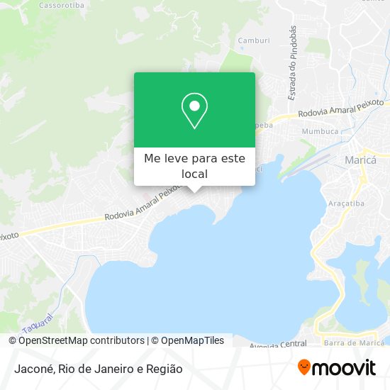 Jaconé mapa