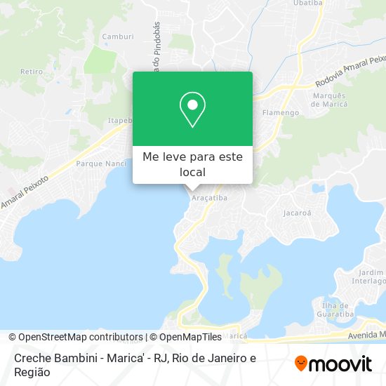 Creche Bambini - Marica' - RJ mapa