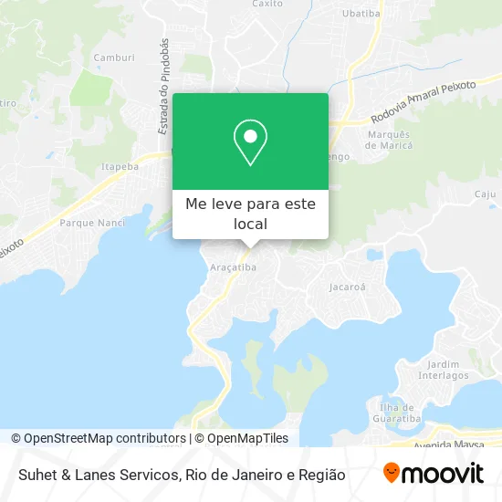 Suhet & Lanes Servicos mapa