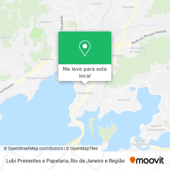 Lubi Presentes e Papelaria mapa