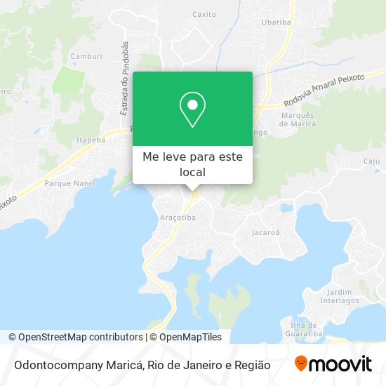 Odontocompany Maricá mapa