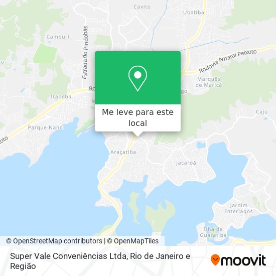 Super Vale Conveniências Ltda mapa