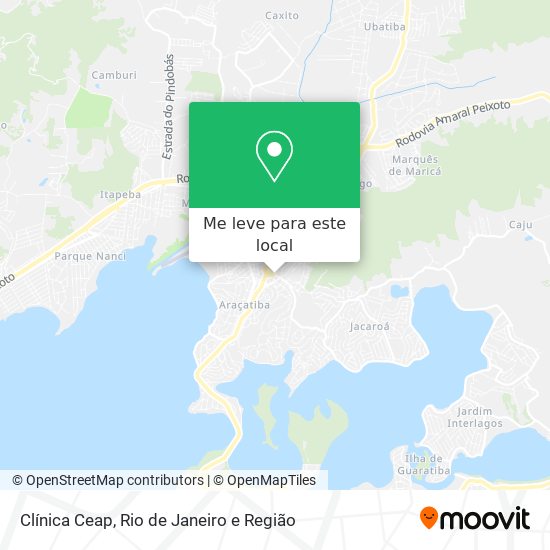 Clínica Ceap mapa