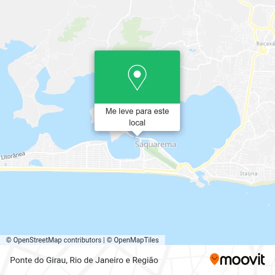Ponte do Girau mapa