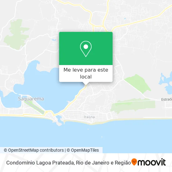 Condomínio Lagoa Prateada mapa