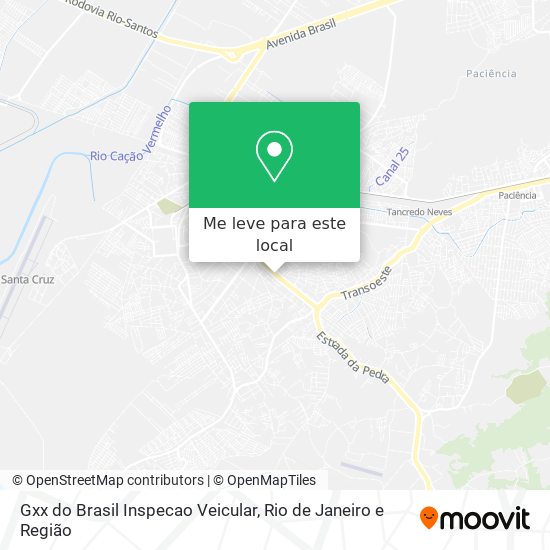 Gxx do Brasil Inspecao Veicular mapa