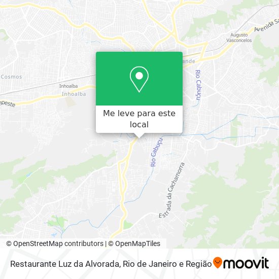 Restaurante Luz da Alvorada mapa