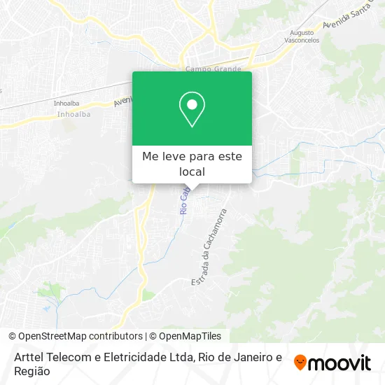 Arttel Telecom e Eletricidade Ltda mapa