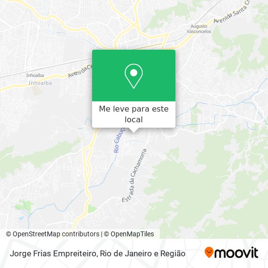 Jorge Frias Empreiteiro mapa