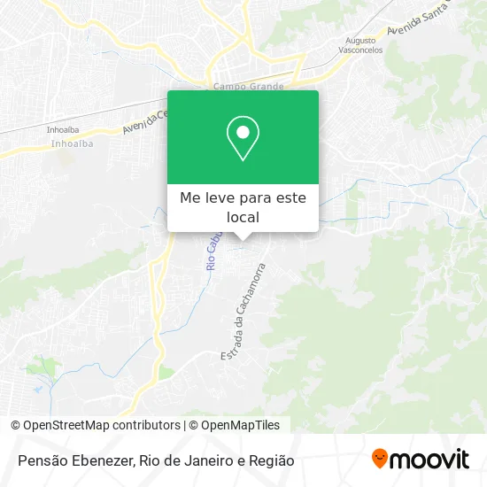 Pensão Ebenezer mapa