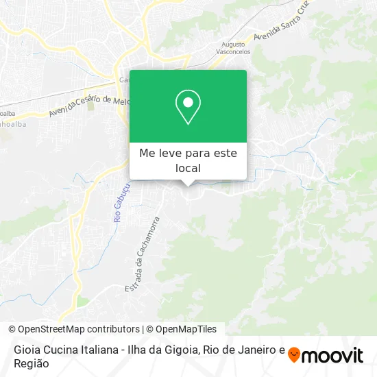 Gioia Cucina Italiana - Ilha da Gigoia mapa