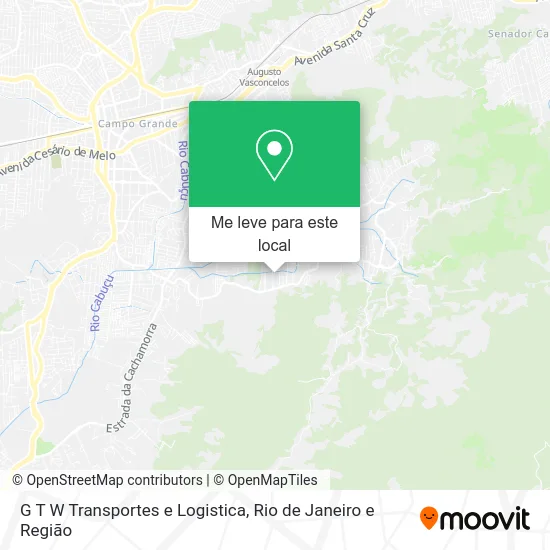 G T W Transportes e Logistica mapa