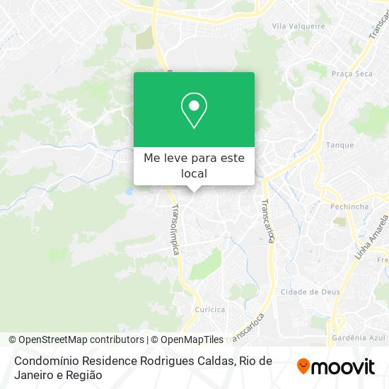 Condomínio Residence Rodrigues Caldas mapa