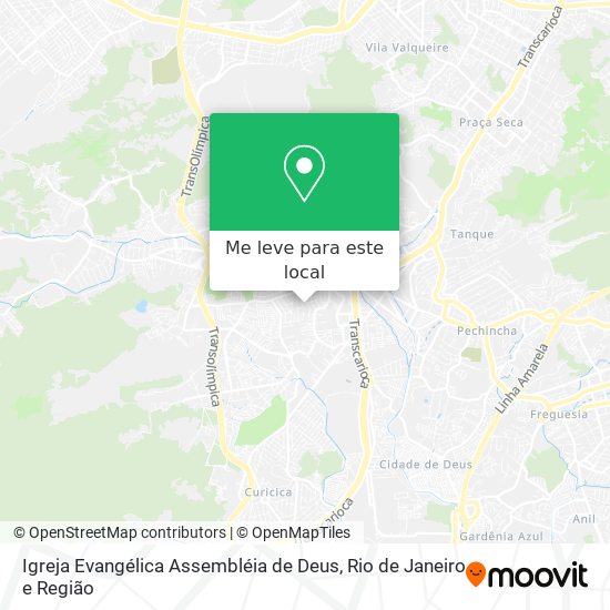 Igreja Evangélica Assembléia de Deus mapa