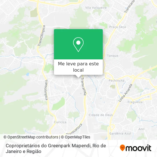 Coproprietários do Greenpark Mapendi mapa