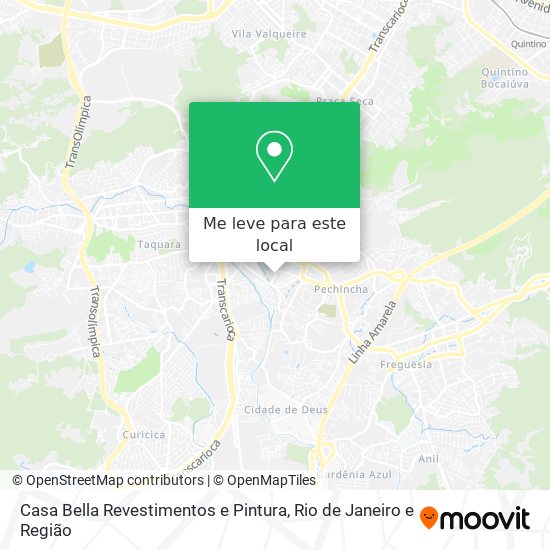 Casa Bella Revestimentos e Pintura mapa