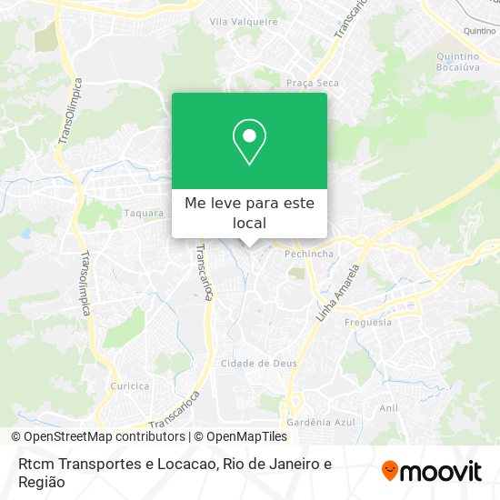 Rtcm Transportes e Locacao mapa