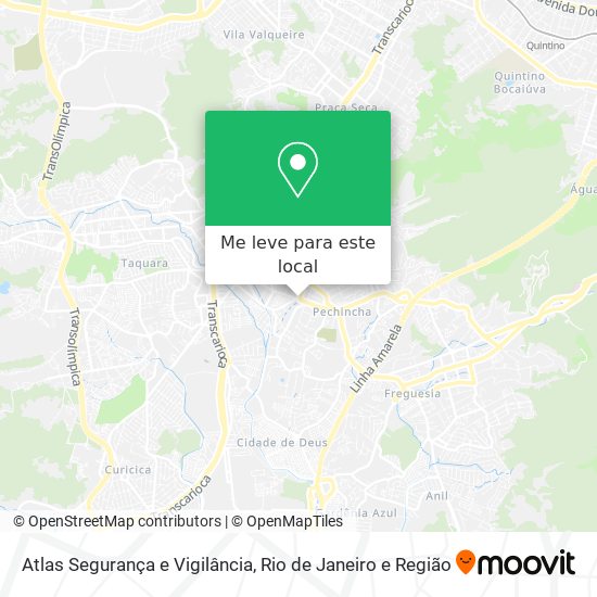 Atlas Segurança e Vigilância mapa