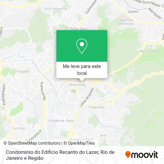 Condominio do Edificio Recanto do Lazer mapa