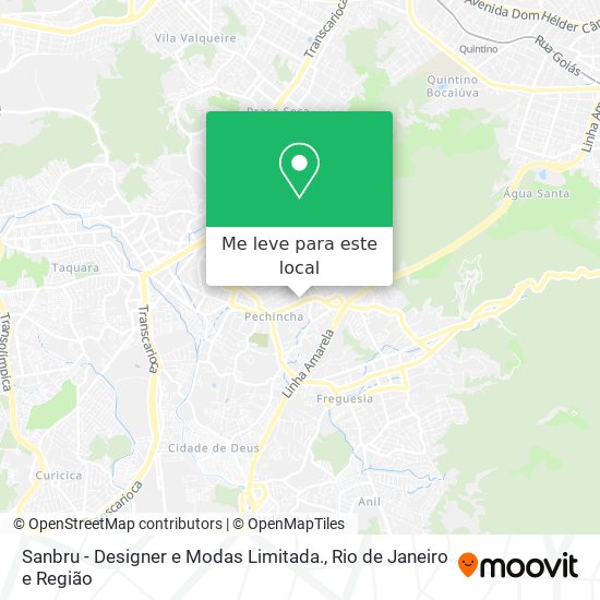 Sanbru - Designer e Modas Limitada. mapa