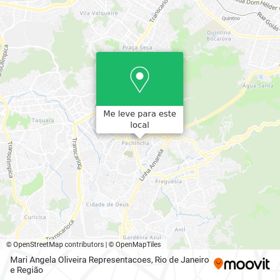 Mari Angela Oliveira Representacoes mapa