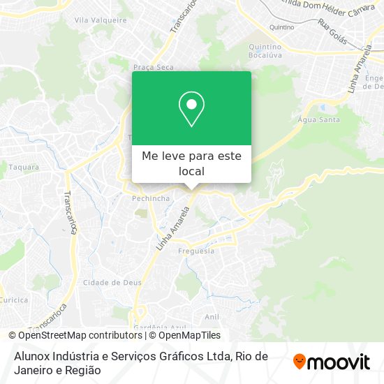 Alunox Indústria e Serviços Gráficos Ltda mapa