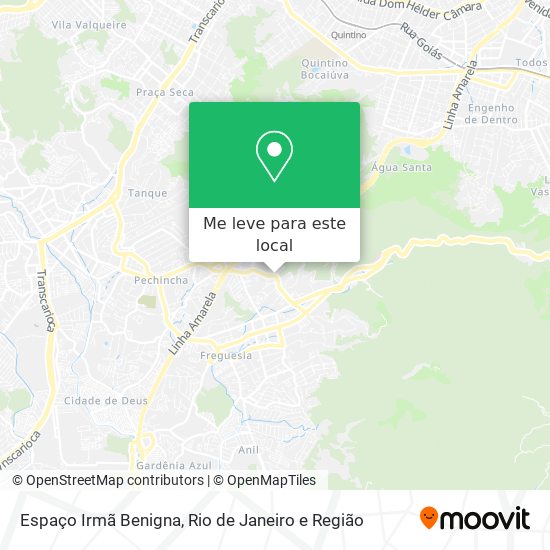 Espaço Irmã Benigna mapa