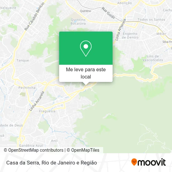 Casa da Serra mapa