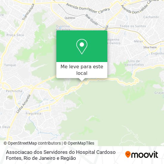 Associacao dos Servidores do Hospital Cardoso Fontes mapa