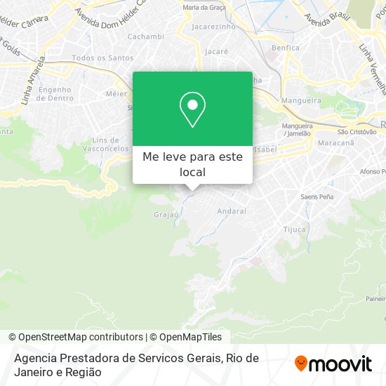 Agencia Prestadora de Servicos Gerais mapa