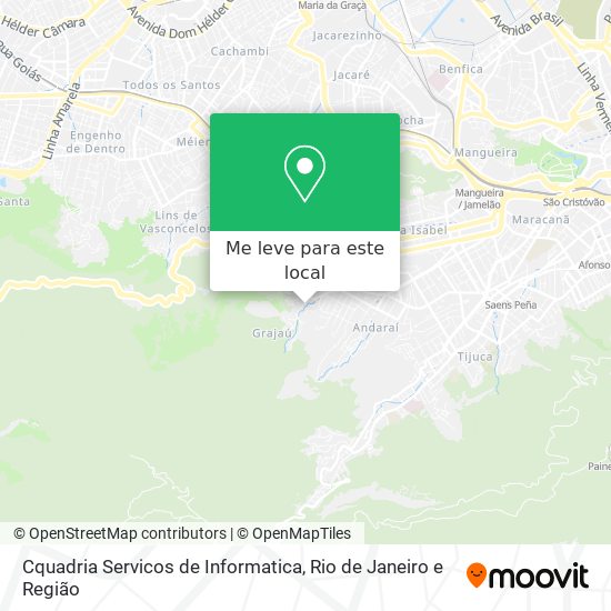 Cquadria Servicos de Informatica mapa