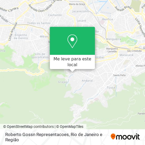 Roberto Gossn Representacoes mapa