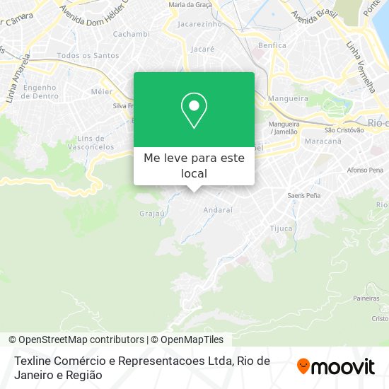 Texline Comércio e Representacoes Ltda mapa