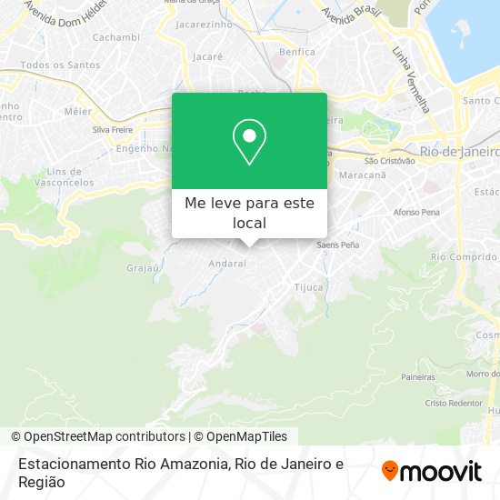 Estacionamento Rio Amazonia mapa