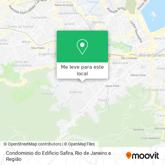 Condominio do Edificio Safira mapa