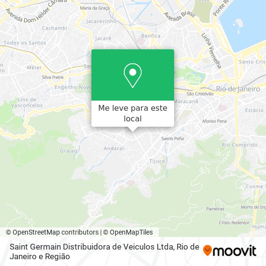 Saint Germain Distribuidora de Veiculos Ltda mapa