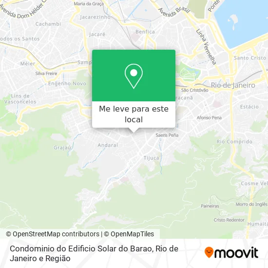 Condominio do Edificio Solar do Barao mapa