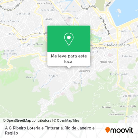 A G Ribeiro Loteria e Tinturaria mapa