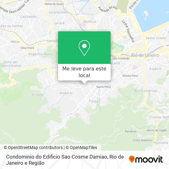 Condominio do Edificio Sao Cosme Damiao mapa